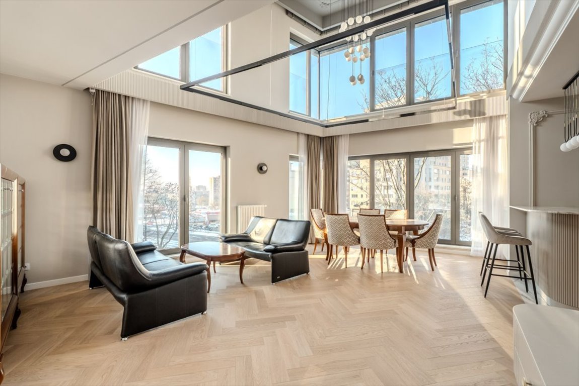 Luksusowy 2-poziomowy apartament 200 m2 z 3 łazienkami i garażem Warszawa, Śródmieście Muranów, Aleja Solidarności  200m2 Foto 1