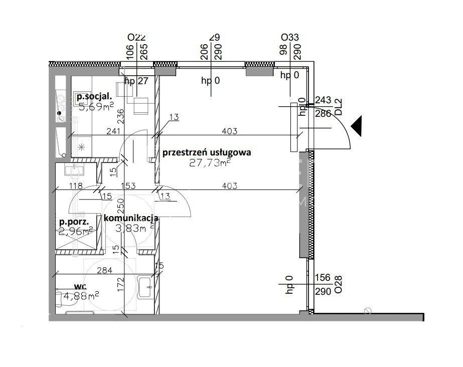 Lokal użytkowy na sprzedaż Lublin, Czuby  45m2 Foto 1
