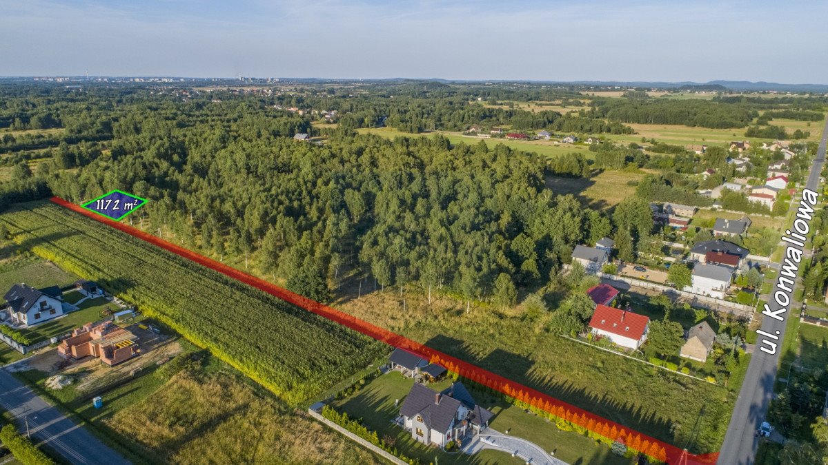 Działka budowlana na sprzedaż Poczesna  1 172m2 Foto 5