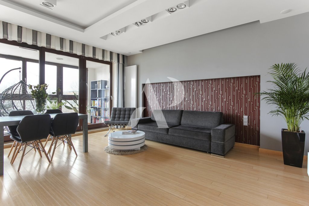 Na wynajem przestronne 102 m² apartament z zimowym ogrodem w Wilanowie Warszawa, Wilanów, Miasteczko Wilanów, Sarmacka  102m2 Foto 1
