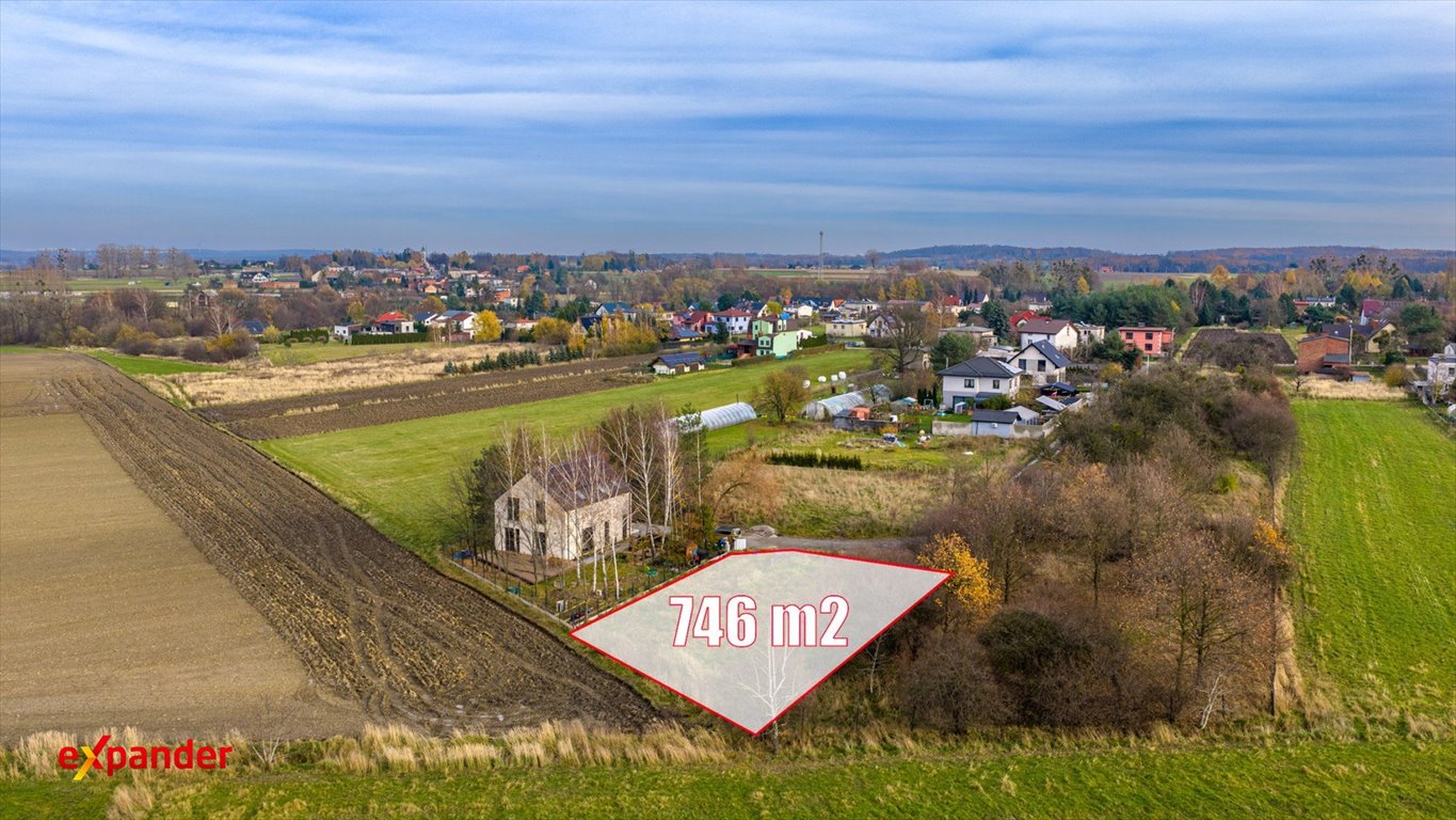 Działka 746 m2 z widokami, media, płaska, cicha okolica Mikołów, Konstantego Wolnego  746m2 Foto 1