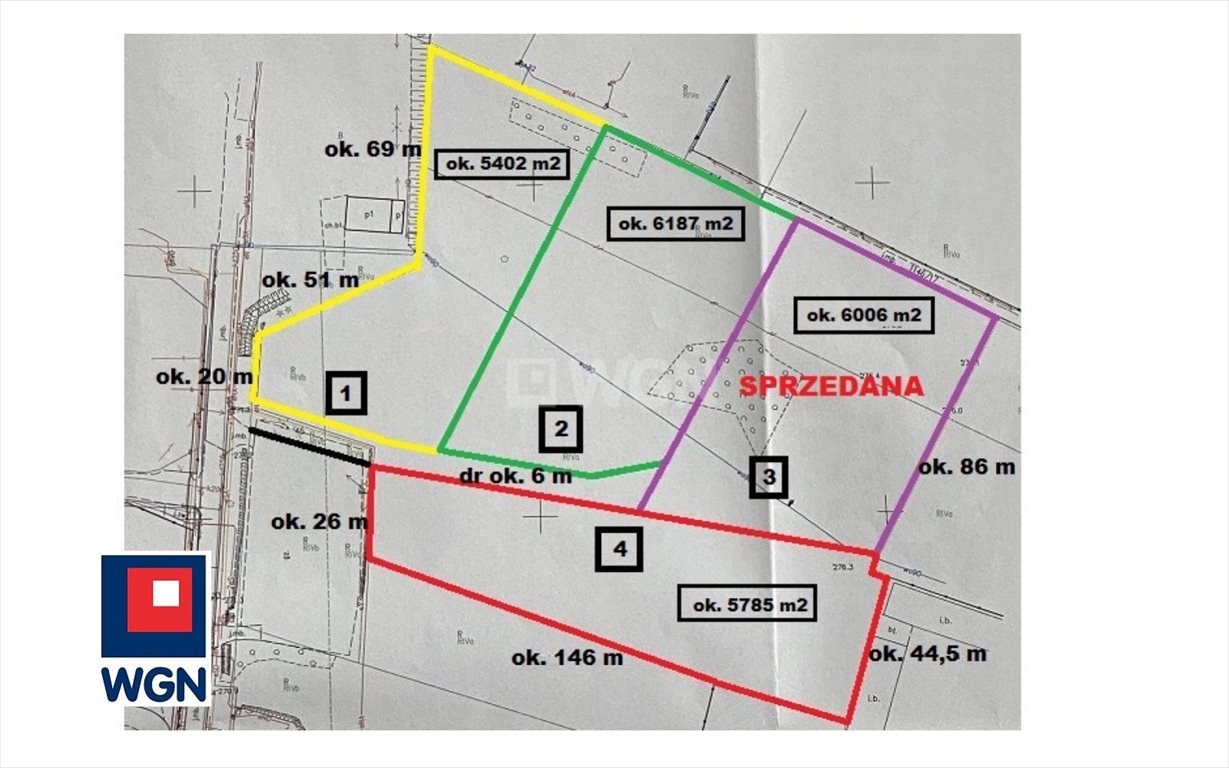 Działka inwestycyjna na sprzedaż Chrzanów, Chrzanów  5 402m2 Foto 2