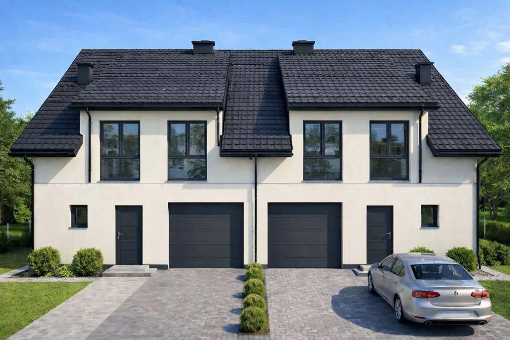 Przestronny bliźniak z garażem, stan deweloperski, IV kwartał 2026 Sędziszów Małopolski  156m2 Foto 1