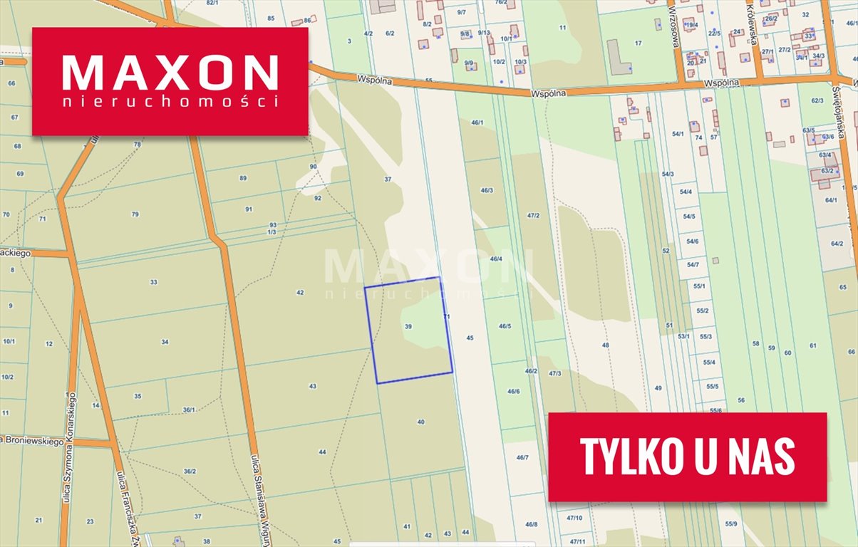 Sprzedam działkę pod dwa domy w Sulejówku 9 499 m² z warunkami Sulejówek  9 499m2 Foto 1