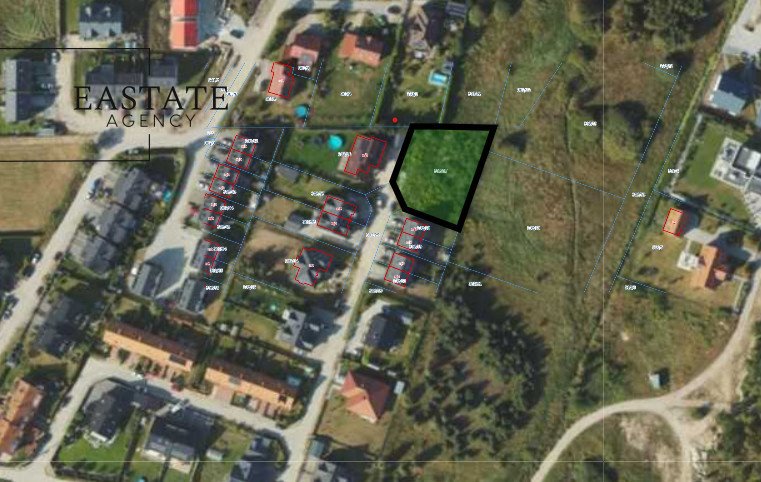 Działka 1262 m² z warunkami zabudowy, las, blisko centrum Bojano, Platynowa  1 262m2 Foto 1