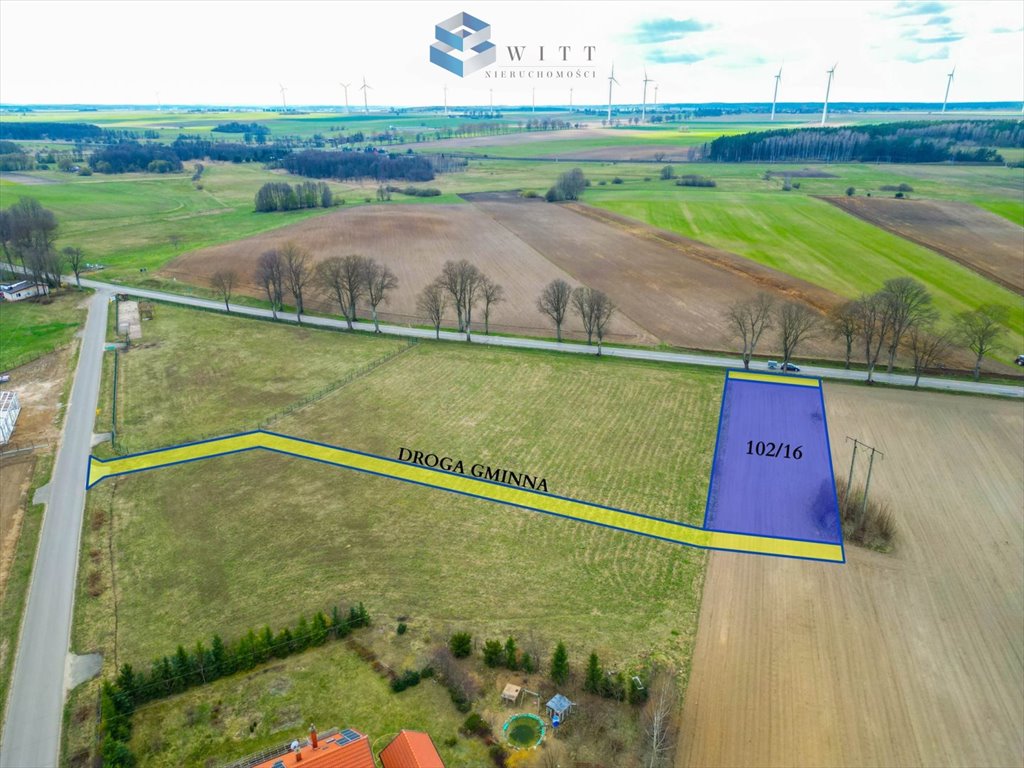 Ostatnia działka budowlana w Filice – 1318 m², dostęp do drogi Filice  1 320m2 Foto 1