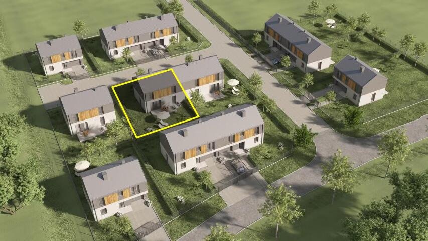 Nowoczesny dom z ogródkiem, 108,56 m2, garaż, 4 sypialnie Ostrołęka, Wierzbowa  109m2 Foto 1