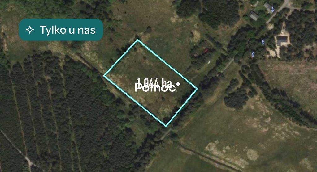 Działka 10 440 m² w Turzy – inwestycja i rekreacja Lisów, Turza  10 440m2 Foto 1