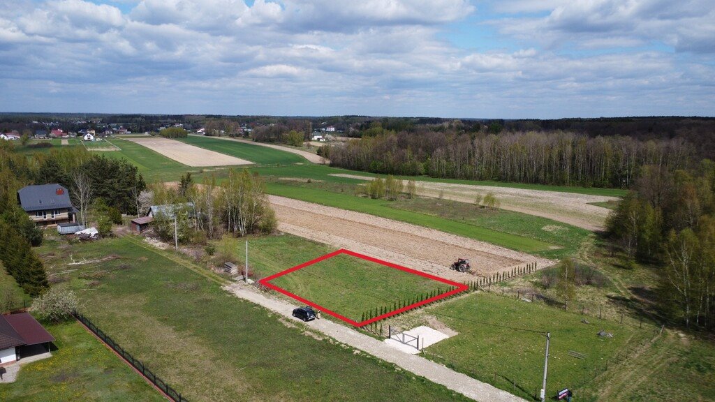 Działka budowlana w Pogórskiej Woli, 1099 m2, media Pogórska Wola  1 099m2 Foto 1