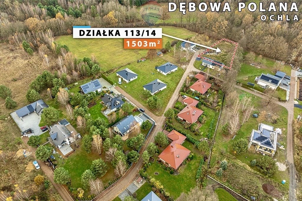 Działka budowlana na sprzedaż Zielona Góra, Ochla, Ochla-Dębowa Polana  1 503m2 Foto 9