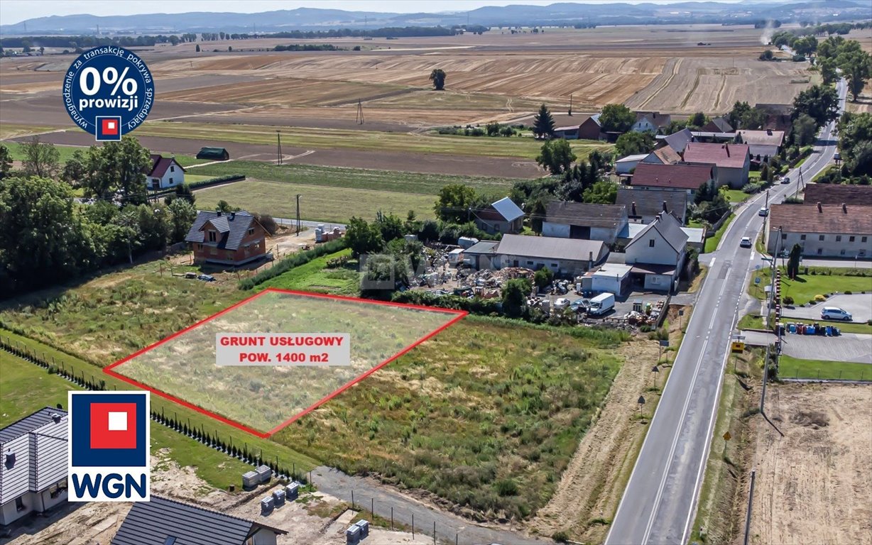 Działka inwestycyjna na sprzedaż Łukaszów, Łukaszów  1 400m2 Foto 1