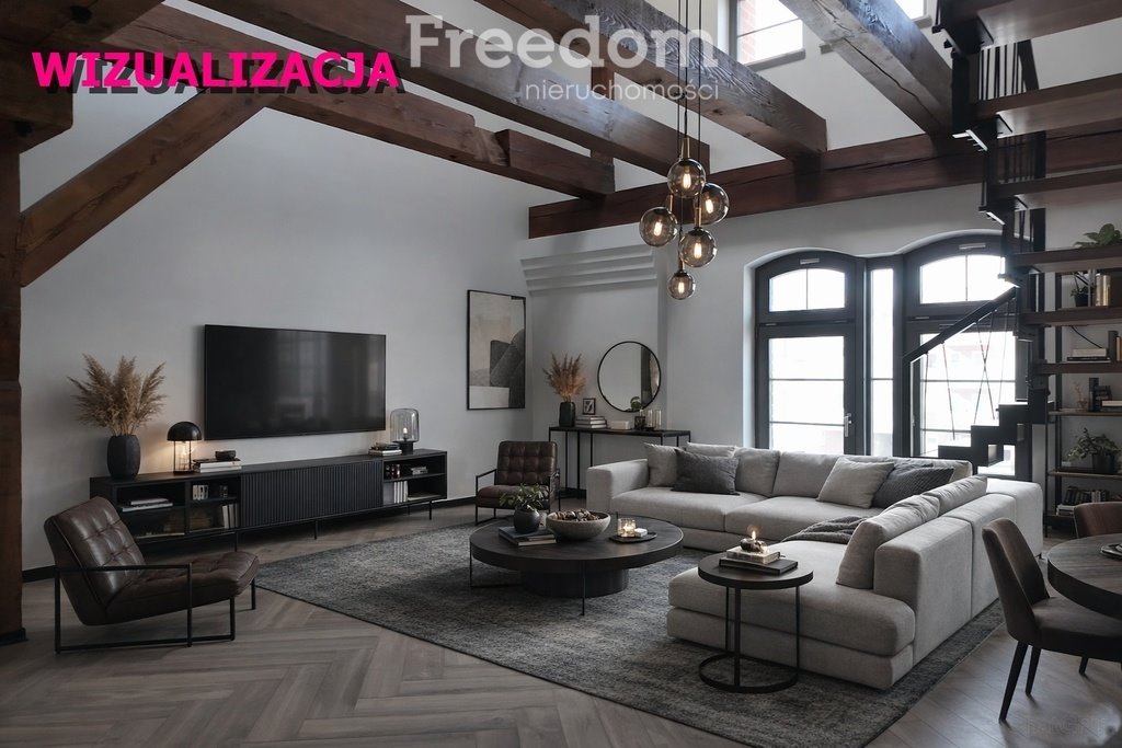 Dwupoziomowy loft z industrialnym klimatem i pełną swobodą aranżacji Iława, Kardynała Stefana Wyszyńskiego  122m2 Foto 1