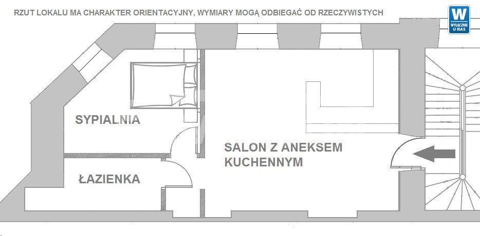 Mieszkanie dwupokojowe na sprzedaż Warszawa, Śródmieście, Wilcza  49m2 Foto 12