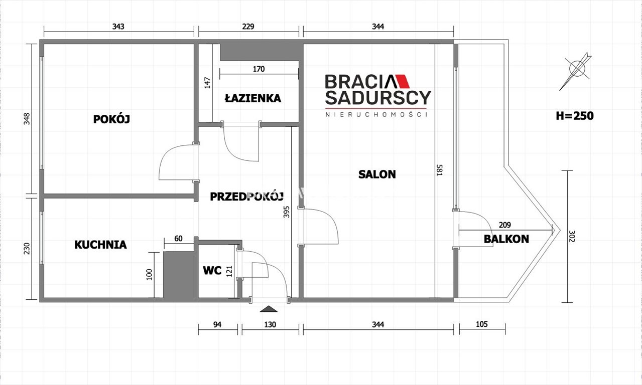 Mieszkanie dwupokojowe na sprzedaż Kraków, Prądnik Biały, Siewna  52m2 Foto 2