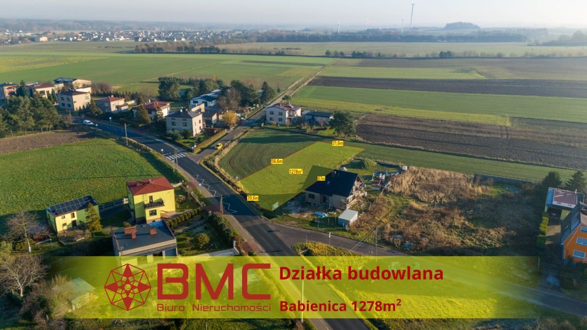 Działka budowlana na sprzedaż Babienica, Główna  1 346m2 Foto 1