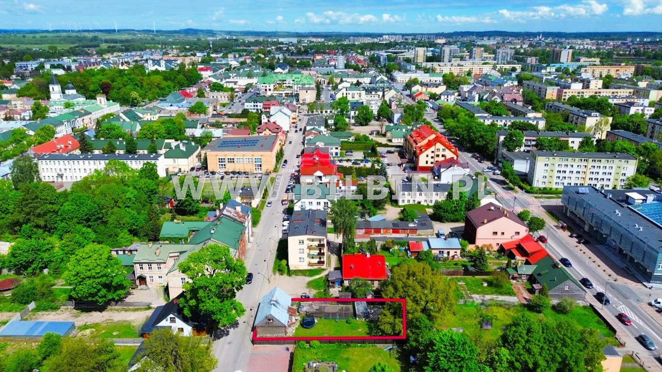 Działka z drewnianym domem w centrum Suwałk – idealna pod działalność Suwałki  80m2 Foto 1