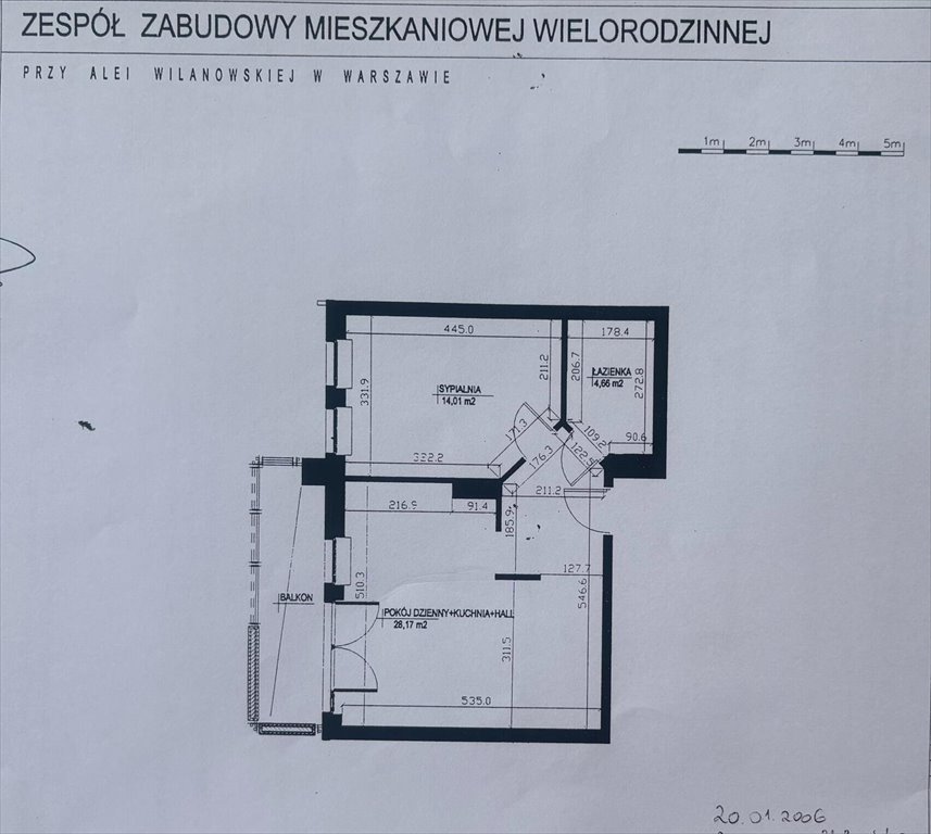 Mieszkanie dwupokojowe na sprzedaż Warszawa, Wilanów, Miasteczko Wilanów, al. Wilanowska  47m2 Foto 15