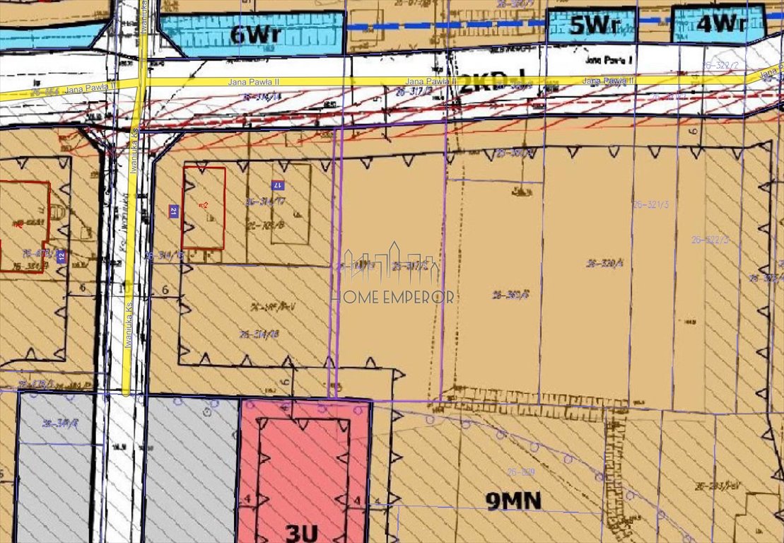 Działka budowlana na sprzedaż Zakręt, Jana Pawła II  1 162m2 Foto 1