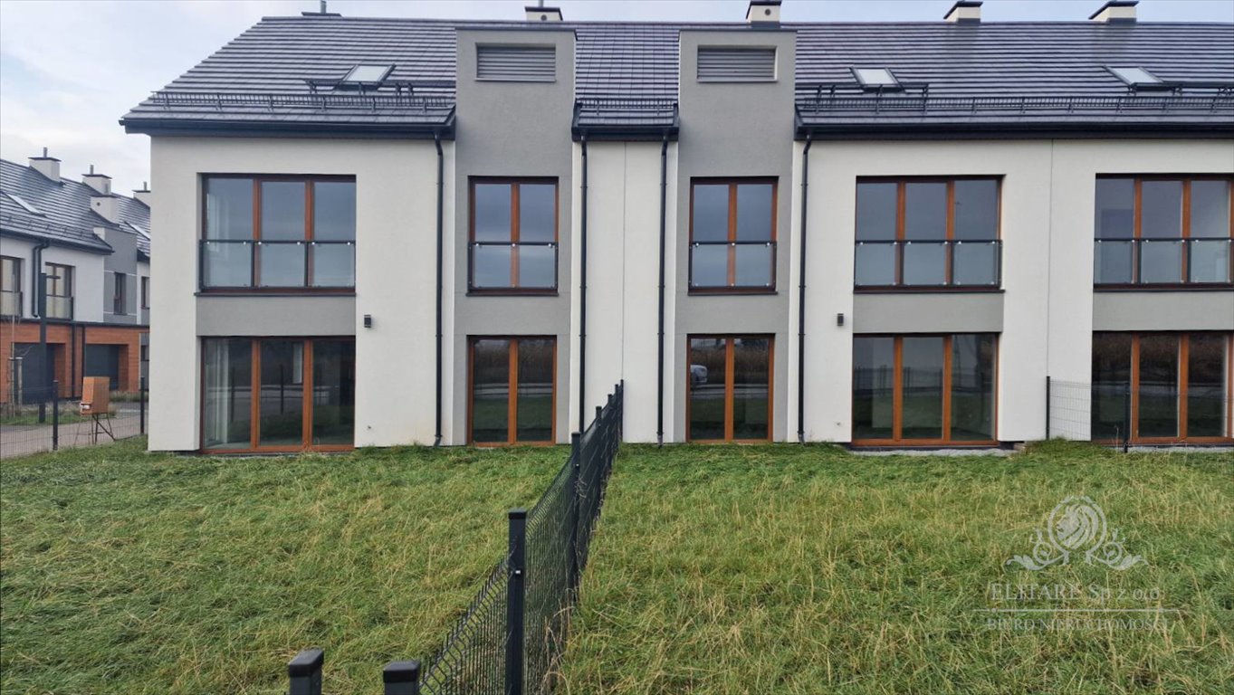 Dom szeregowy 130m2 z ogrodem, garażem i 4 pokojami Kąty Wrocławskie, Kąty Wrocławskie  131m2 Foto 1