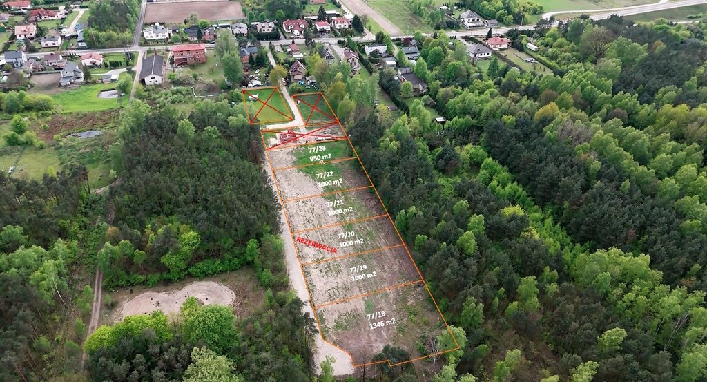 Działka budowlana na sprzedaż Łódź, Kolumny  1 346m2 Foto 3