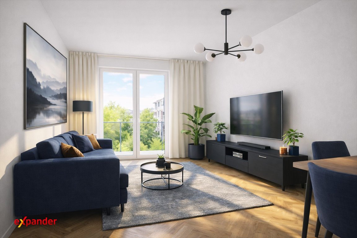 Nowoczesne 2 pokoje z funkcjonalnym układem, wykończenie pod klucz Poznań, Jasielska  36m2 Foto 1