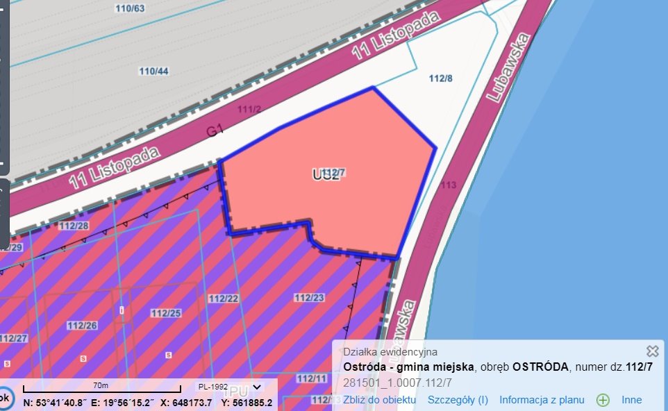 Działka usługowa 4 890 m² w Ostródzie – inwestycja! Ostróda, Lubawska  4 890m2 Foto 1