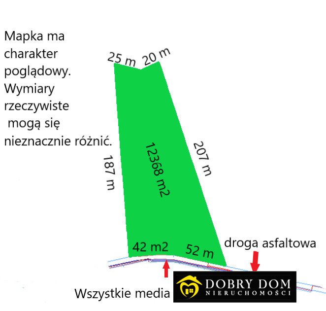 Działka inwestycyjna 12 368 m² w Supraślu z mediami Supraśl  12 368m2 Foto 1