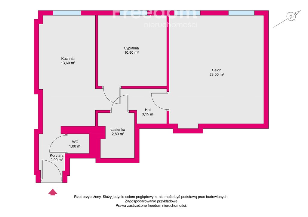 Mieszkanie dwupokojowe na sprzedaż Warszawa, Praga-Północ, Jakuba Jasińskiego  57m2 Foto 14