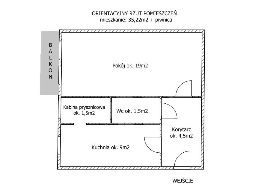 Kawalerka na sprzedaż Bydgoszcz, Śródmieście  35m2 Foto 10