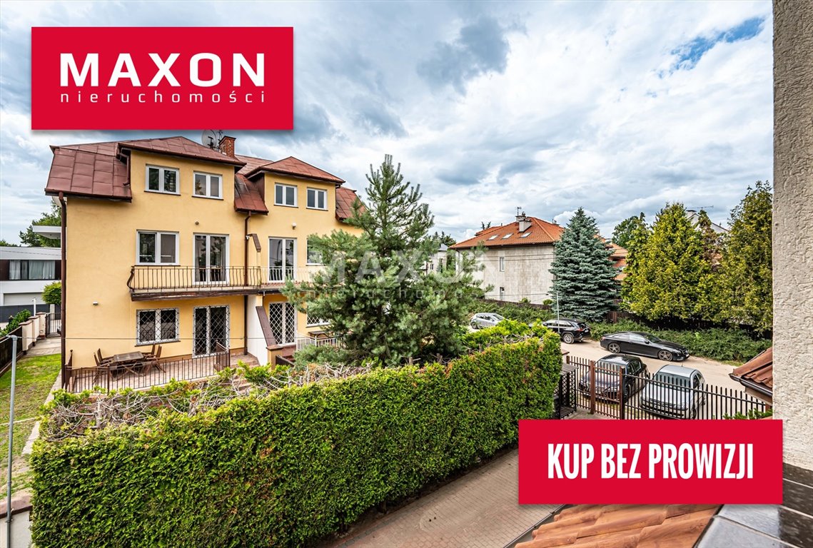 Dwa domy bliźniacze na Wilanowie z biurem i potencjałem biznesowym Warszawa, Wilanów, Królewicza Jakuba  400m2 Foto 1