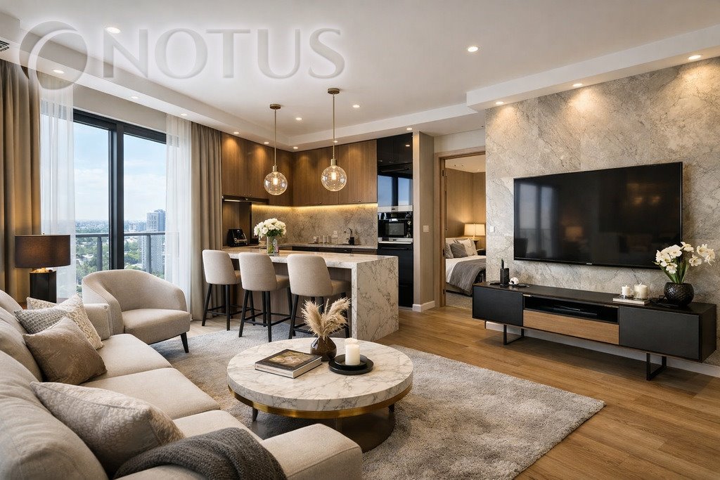 Ekskluzywny 4-pokojowy apartament z tarasem w Dolinie Trzech Stawów Katowice  80m2 Foto 1