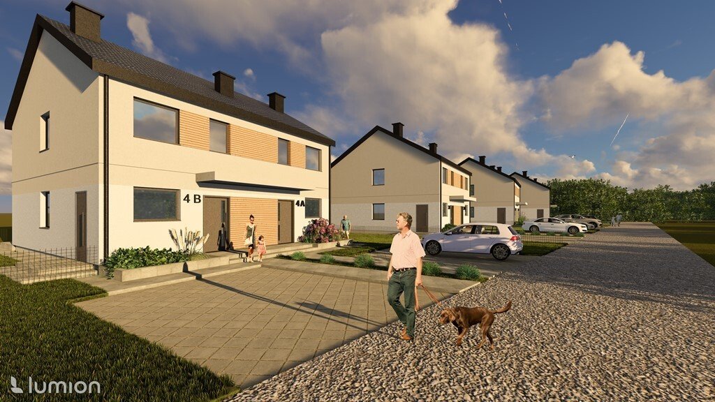 Nowoczesny dom 82,92 m² z ogrzewaniem podłogowym i tarasem Zaczernie  83m2 Foto 1
