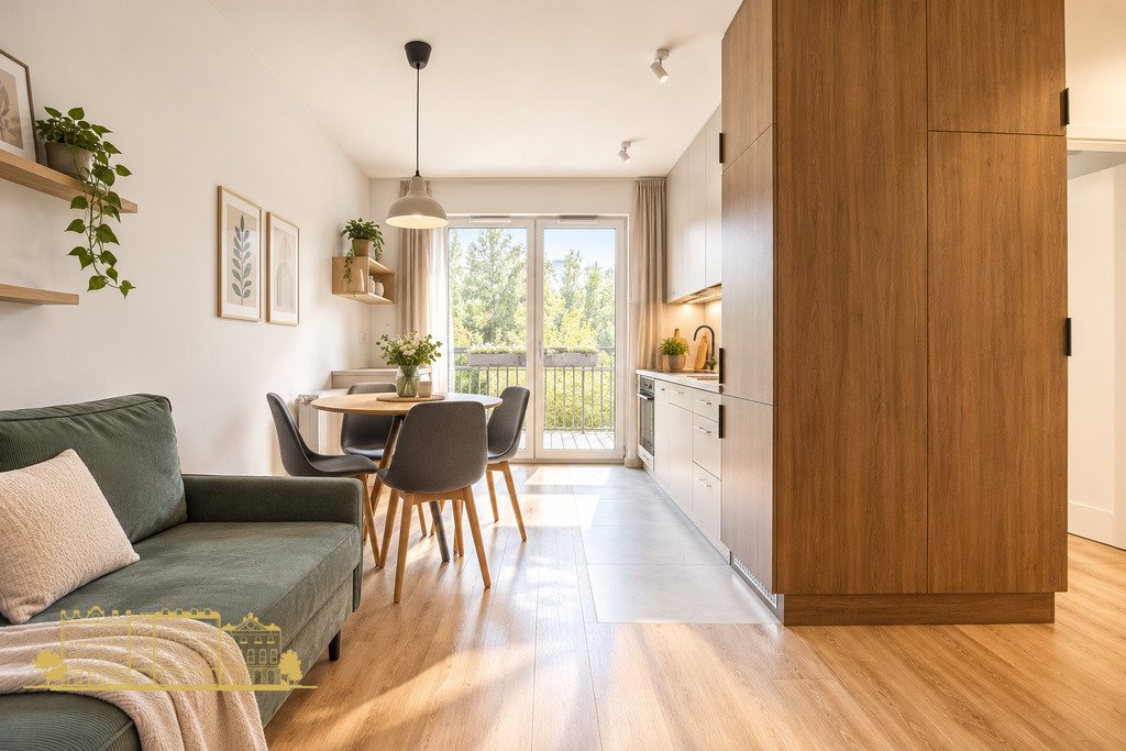 Na wynajem przestronne 51 m² mieszkanie w Krakowie z klimatyzacją Kraków, Śródmieście, Stanisława Lema  51m2 Foto 1