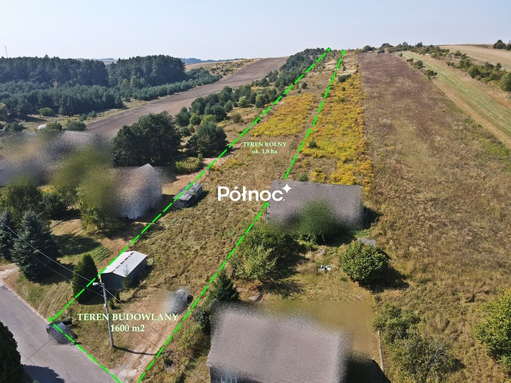 Działka 2 ha z terenem pod zabudowę w Zarzeczu, 1600 m2 Zarzecze  20 000m2 Foto 1