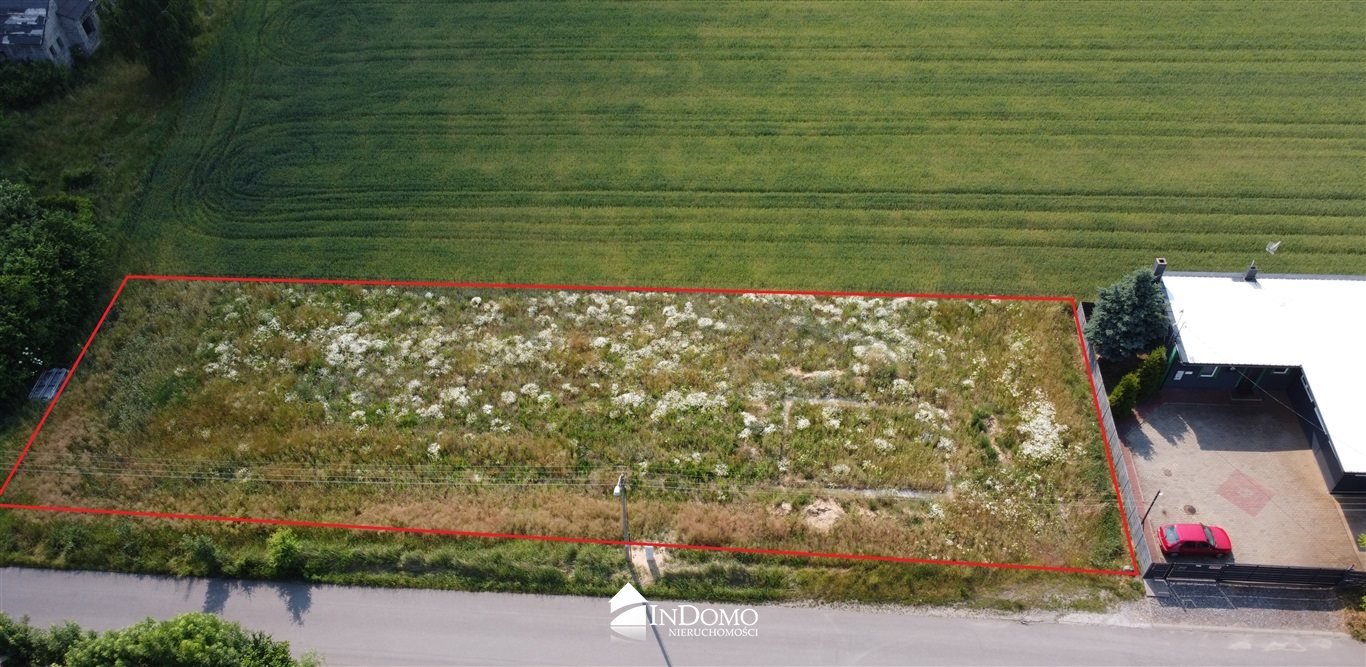 Działka budowlana 1340 m² z dostępem do S8 i prądem Piotrków Trybunalski  1 340m2 Foto 1