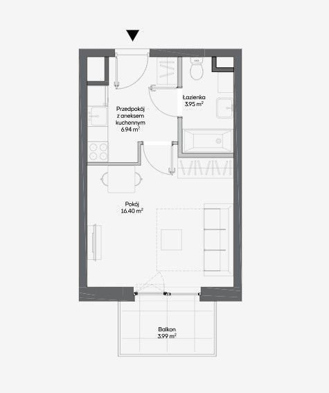 Kawalerka na sprzedaż Warszawa, Włochy, Raków, Fajansowa  27m2 Foto 1