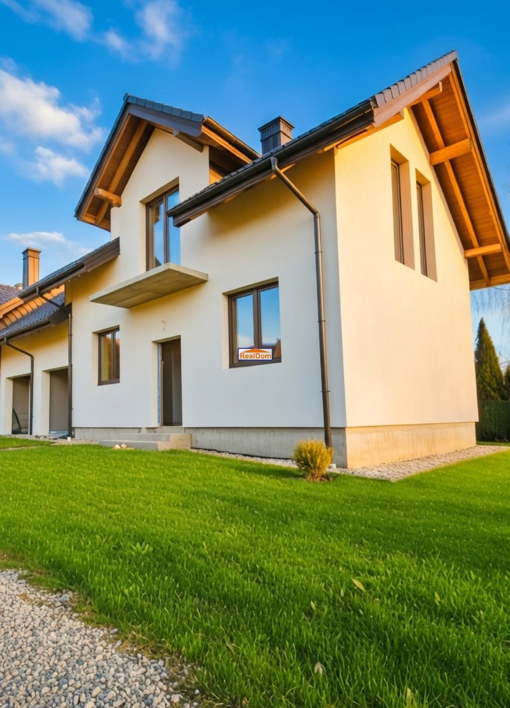 Nowoczesny bliźniak 115 m² z garażem, 4 pokoje, szybki dojazd do Krakowa Wielka Wieś  115m2 Foto 1