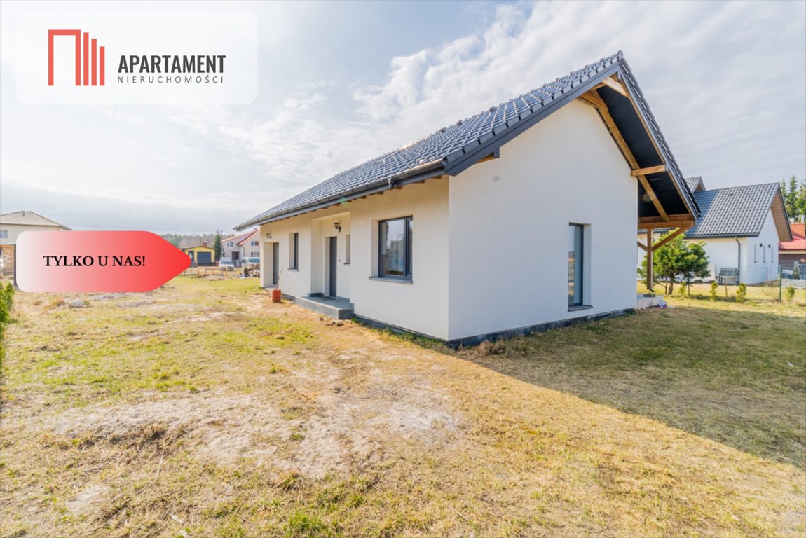 Nowoczesny dom z poddaszem, tarasem i garażem w Toporzysku Toporzysko  105m2 Foto 1