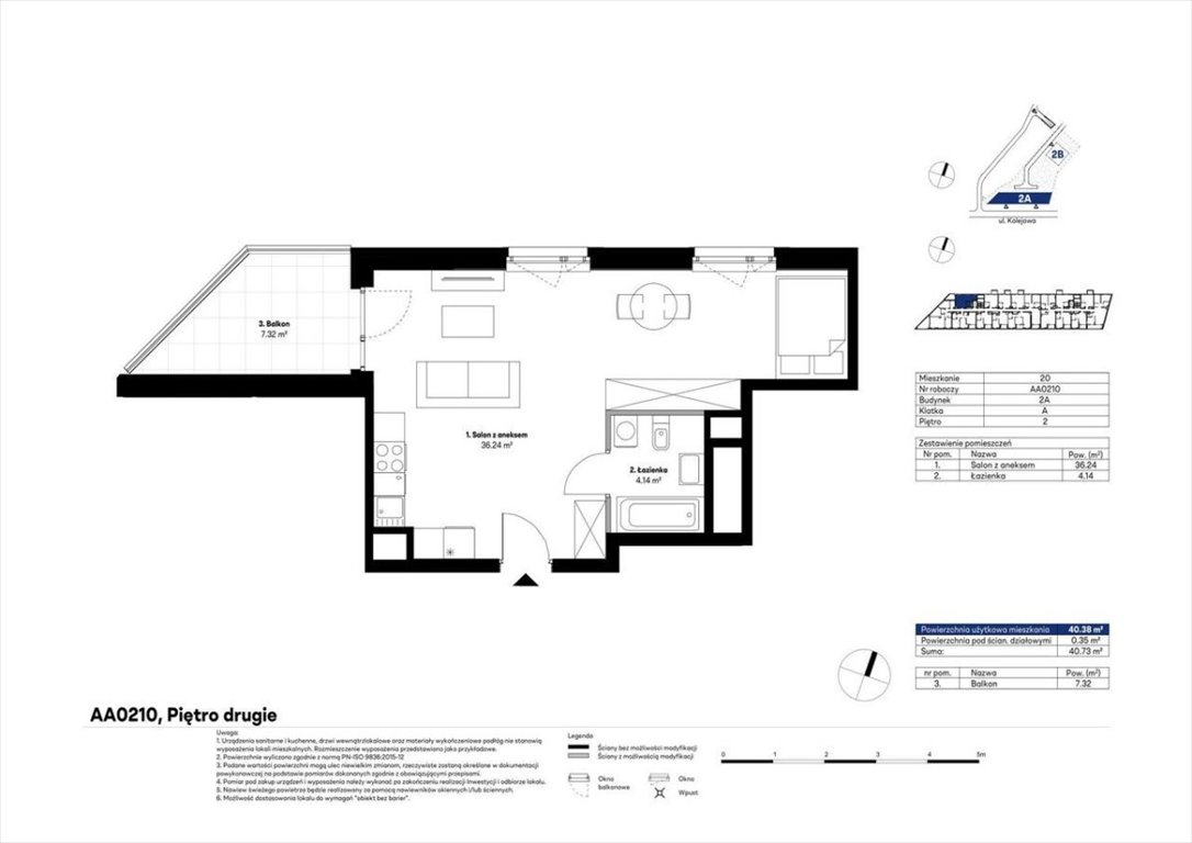 Kawalerka na sprzedaż Warszawa, Wola, Czyste, Kolejowa  40m2 Foto 1