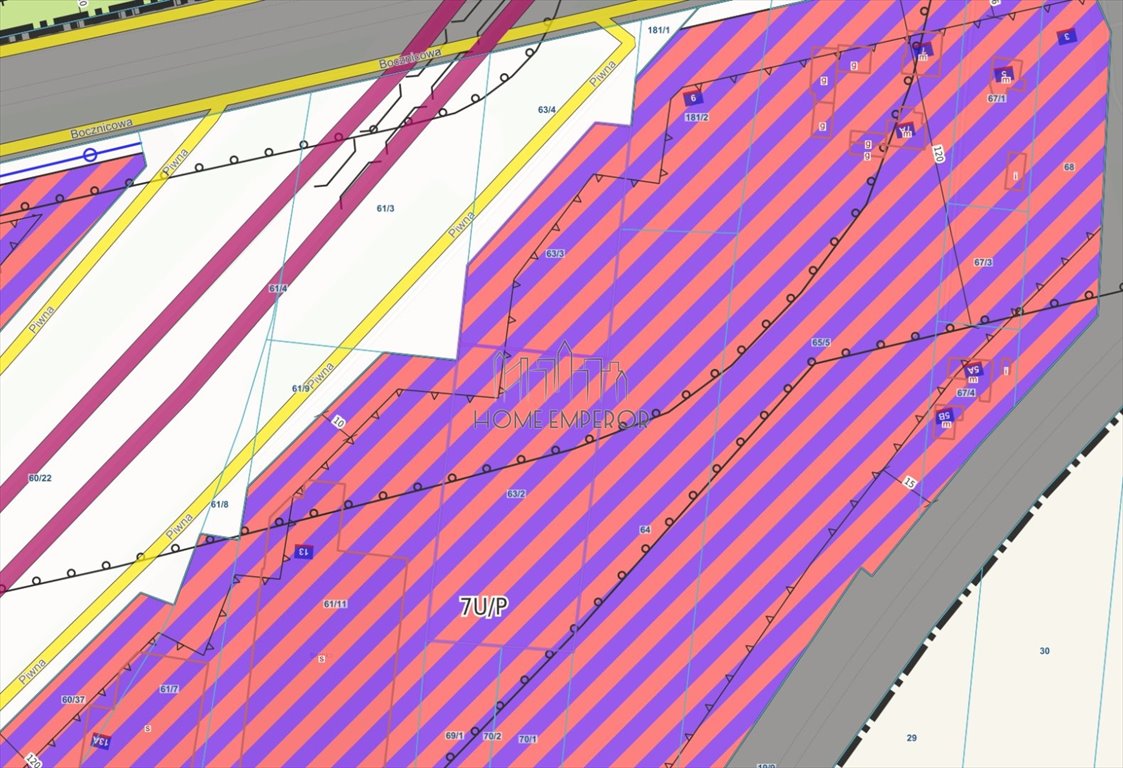 Działka przemysłowo-handlowa na sprzedaż Jawczyce, Piwna  5 483m2 Foto 1