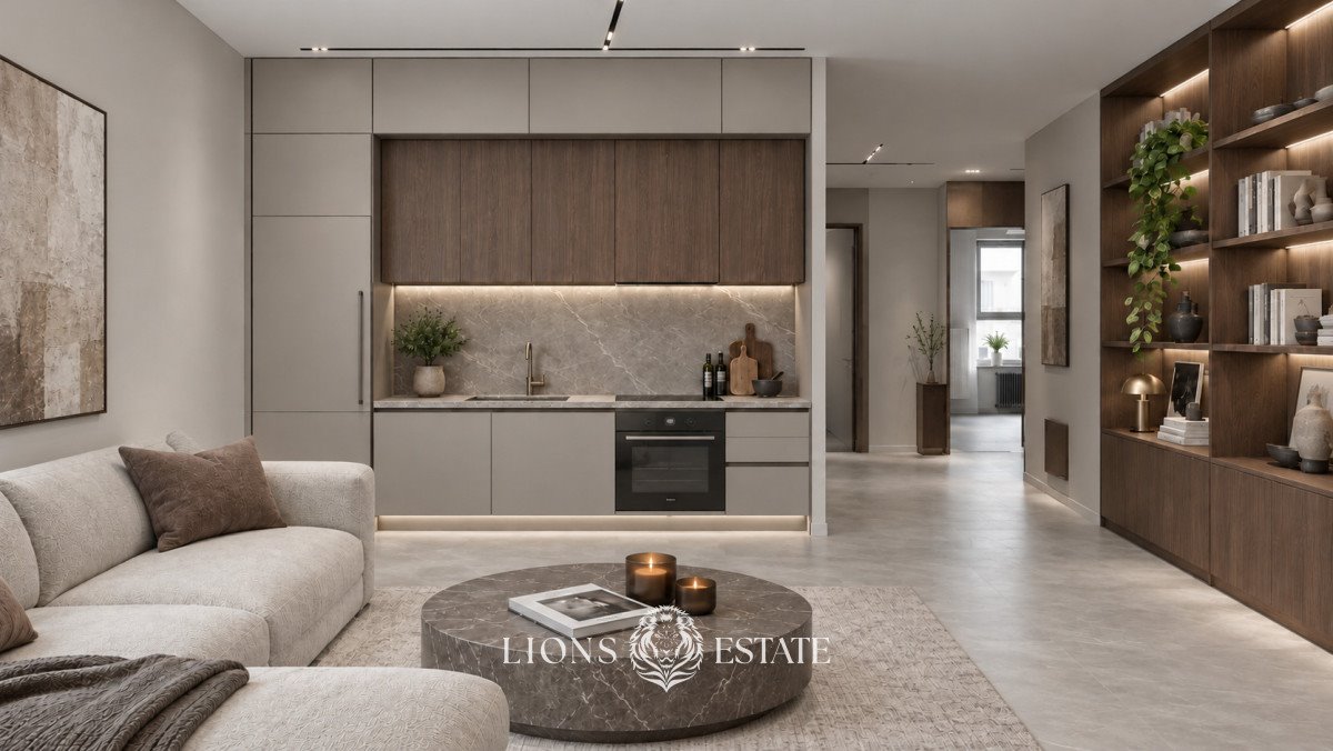 Do sprzedania przestronne 3-pokojowe mieszkanie 65,46 m² w inwestycji Modern Mokotów Warszawa, Mokotów Wyględów, Wołoska  65m2 Foto 1