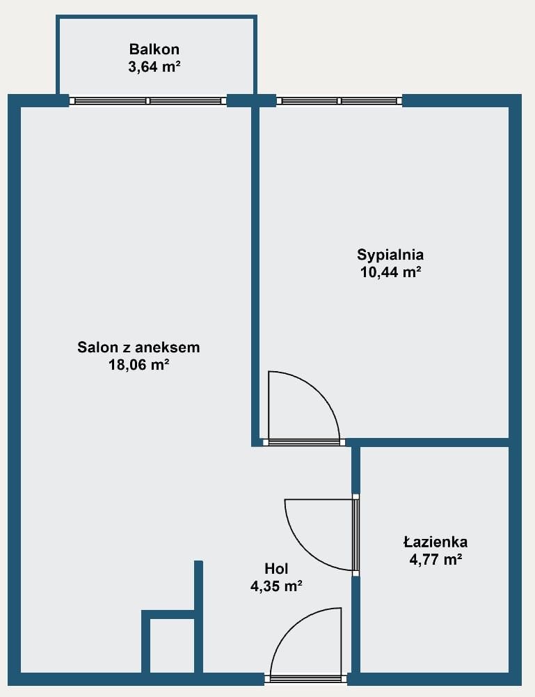 Mieszkanie dwupokojowe na sprzedaż Łomianki, Wiślana  38m2 Foto 1