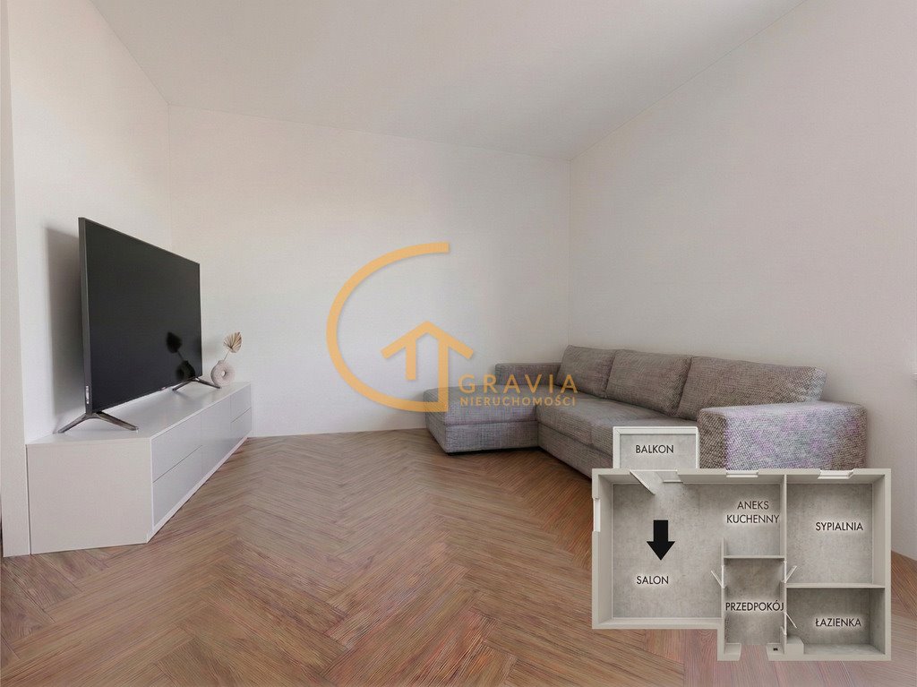 Nowoczesne 2-pokojowe mieszkanie z balkonem, blisko morza Gdańsk, Zaspa, al. Jana Pawła II  46m2 Foto 1