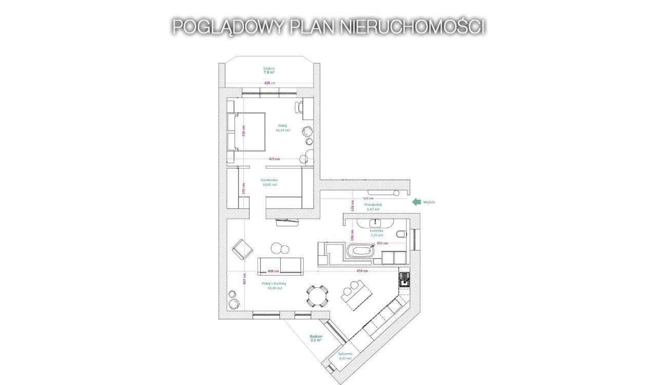 Mieszkanie dwupokojowe na sprzedaż Katowice, Śródmieście  94m2 Foto 9