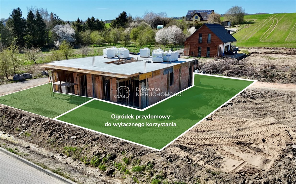 Nowoczesny bliźniak z ogrodem 400 m², bez PCC i prowizji Nowa Wieś Lęborska, Wincentego Witosa  107m2 Foto 1