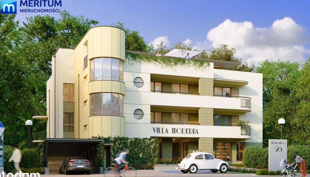 Nowoczesne mieszkanie z antresolą i balkonem w centrum Milanówka Milanówek  90m2 Foto 1