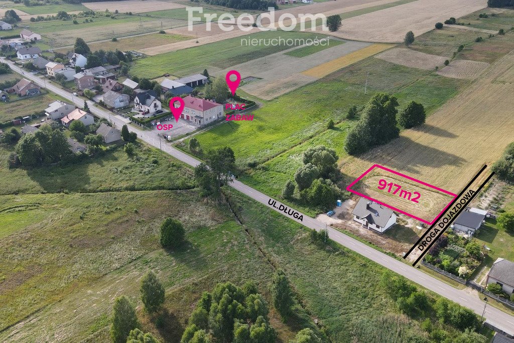 Sprzedam działkę 917 m² w Nowinach z mediami i dostępem do lasu Nowiny, Długa  917m2 Foto 1