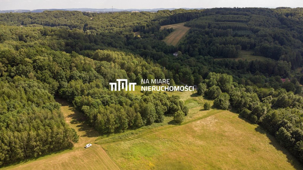 Działka siedliskowa 83 arów z widokami i warunkami zabudowy Wiśniowa  8 300m2 Foto 1