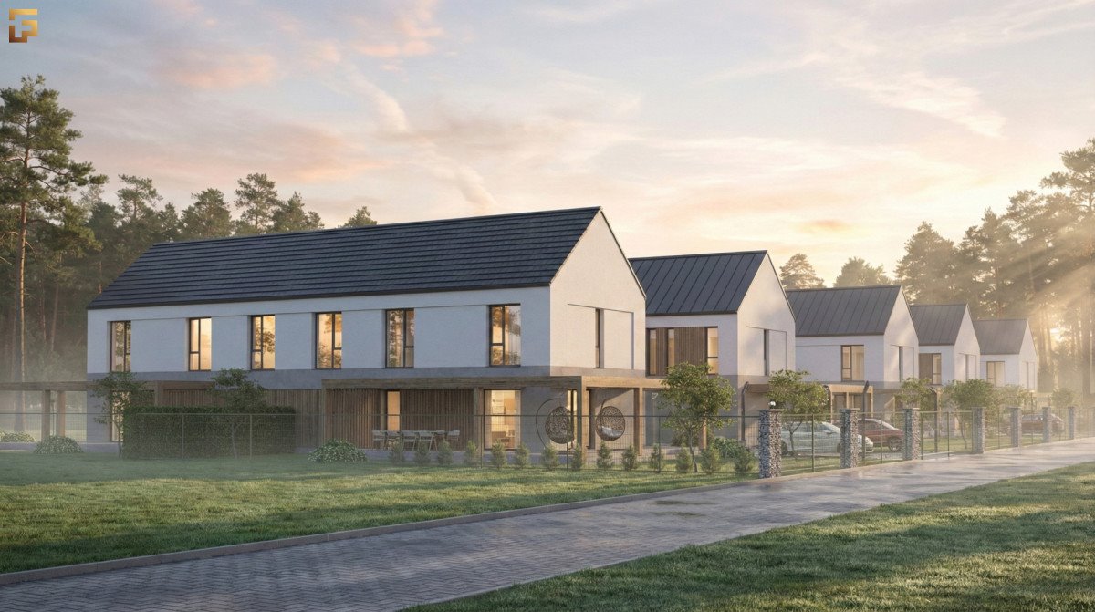 Nowoczesny dom 157 m² z ogrodem - 4 pokoje i niskie koszty Łubna, Wiśniowa  202m2 Foto 1
