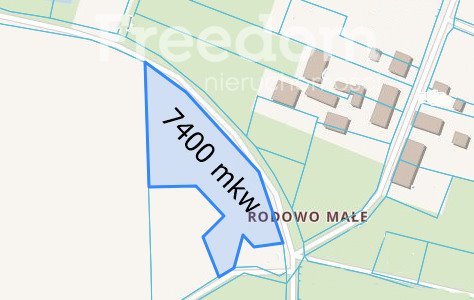 Działka inna na sprzedaż Rodowo Małe  7 400m2 Foto 8